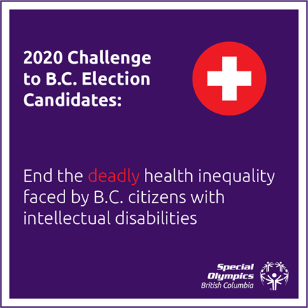 Special Olympics BC's challenge to provincial election candidates
