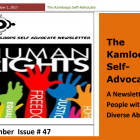 Permalink to The Kamloops Self Advocates Newsletter November 2017 Edition