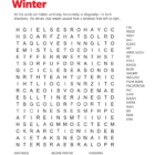 Permalink to Winter Word Search 2022 A word search puzzle themed around Winter with words listed on the right, including FIRE, SNOW, and CHRISTMAS. Words can be found vertically, horizontally, or diagonally in both directions, forming a sentence from left to right.